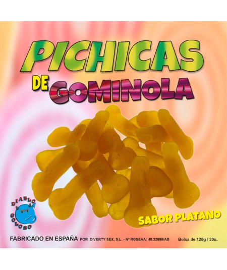 DIABLO PICANTE - PICHITAS DE GOMINOLA PLATANO