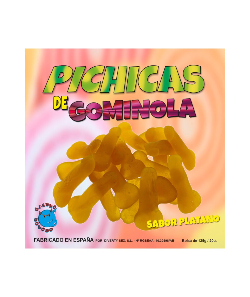 DIABLO PICANTE - PICHITAS DE GOMINOLA PLATANO