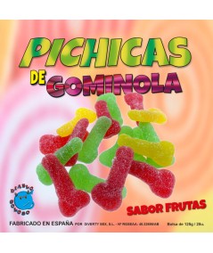 DIABLO PICANTE - PICHITAS DE GOMINOLA FRUTAS CON AZUCAR