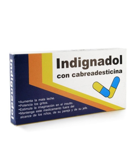 INDIGNADOL CAJA DE CARAMELOS.