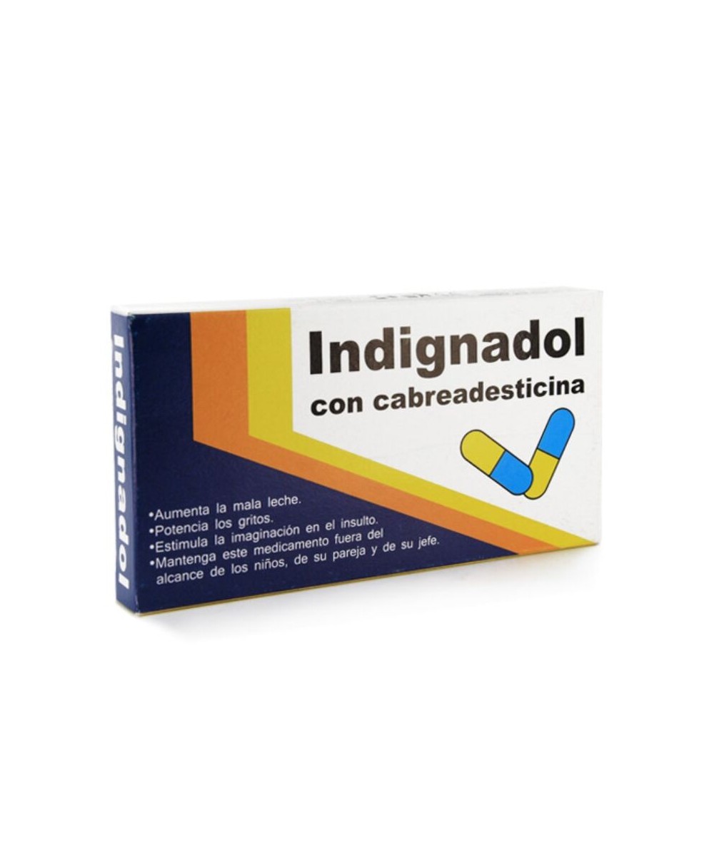 INDIGNADOL CAJA DE CARAMELOS.