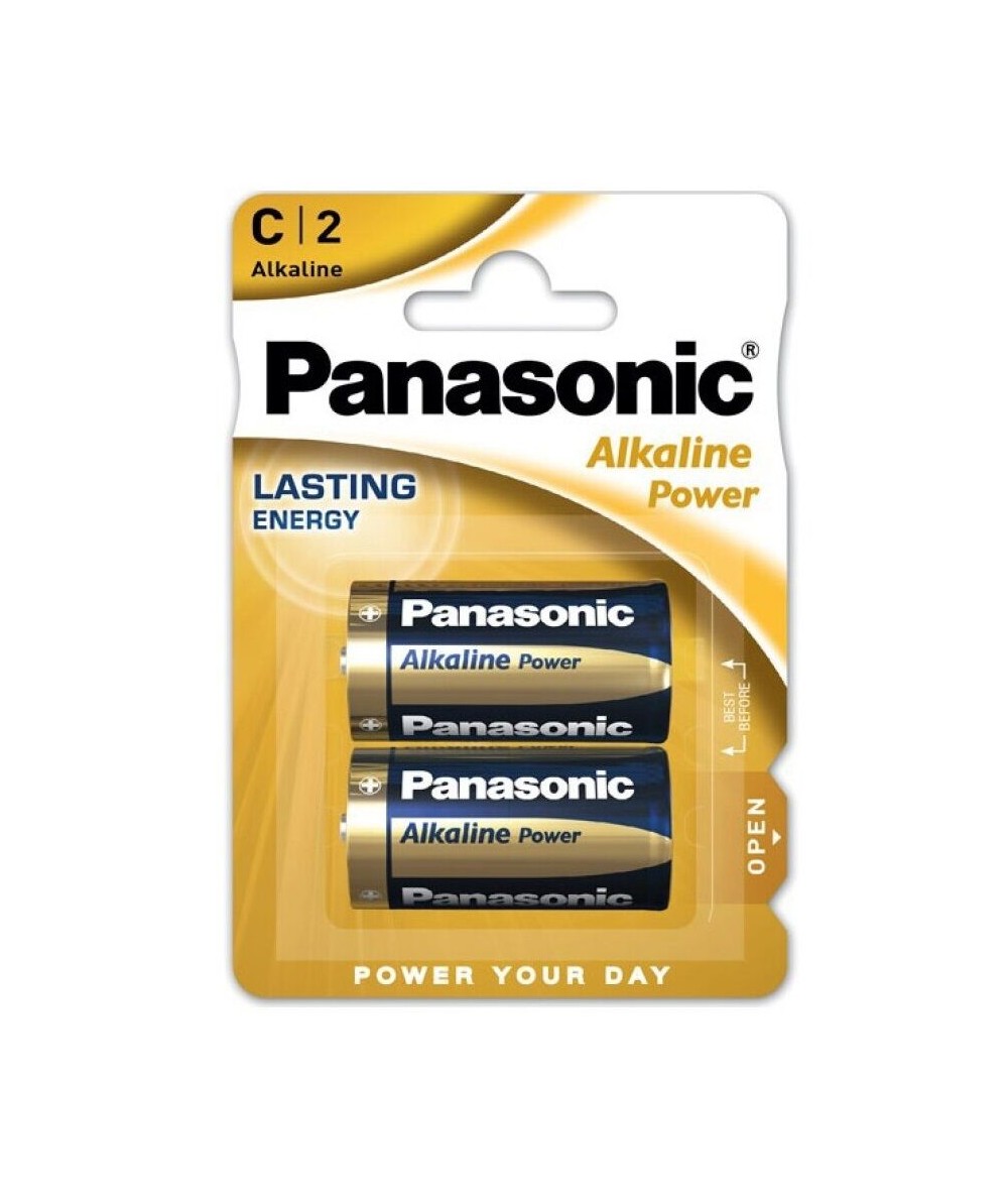 PANASONIC BRONZE PILA ALKALINA C LR14 BLISTER*2