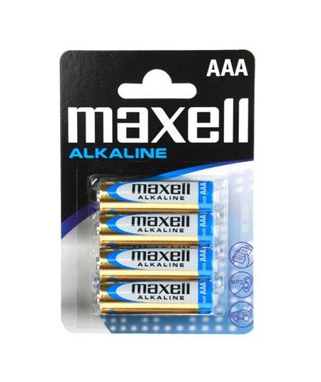 MAXELL BATTERY ALCALINA AAA LR03 BLISTER*4 EU