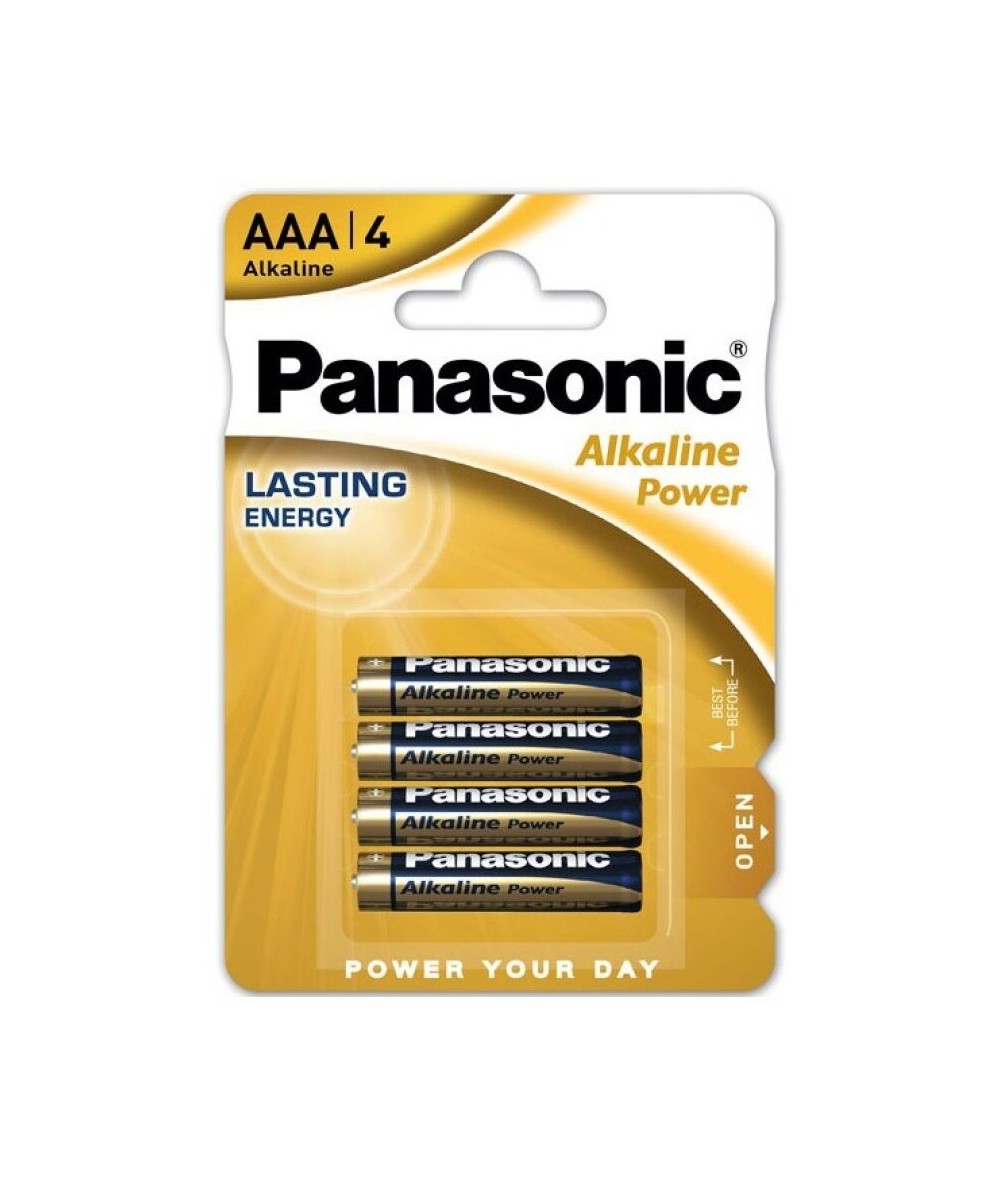 PANASONIC BRONZE PILA ALCALINA AAA LR03 BLISTER*4