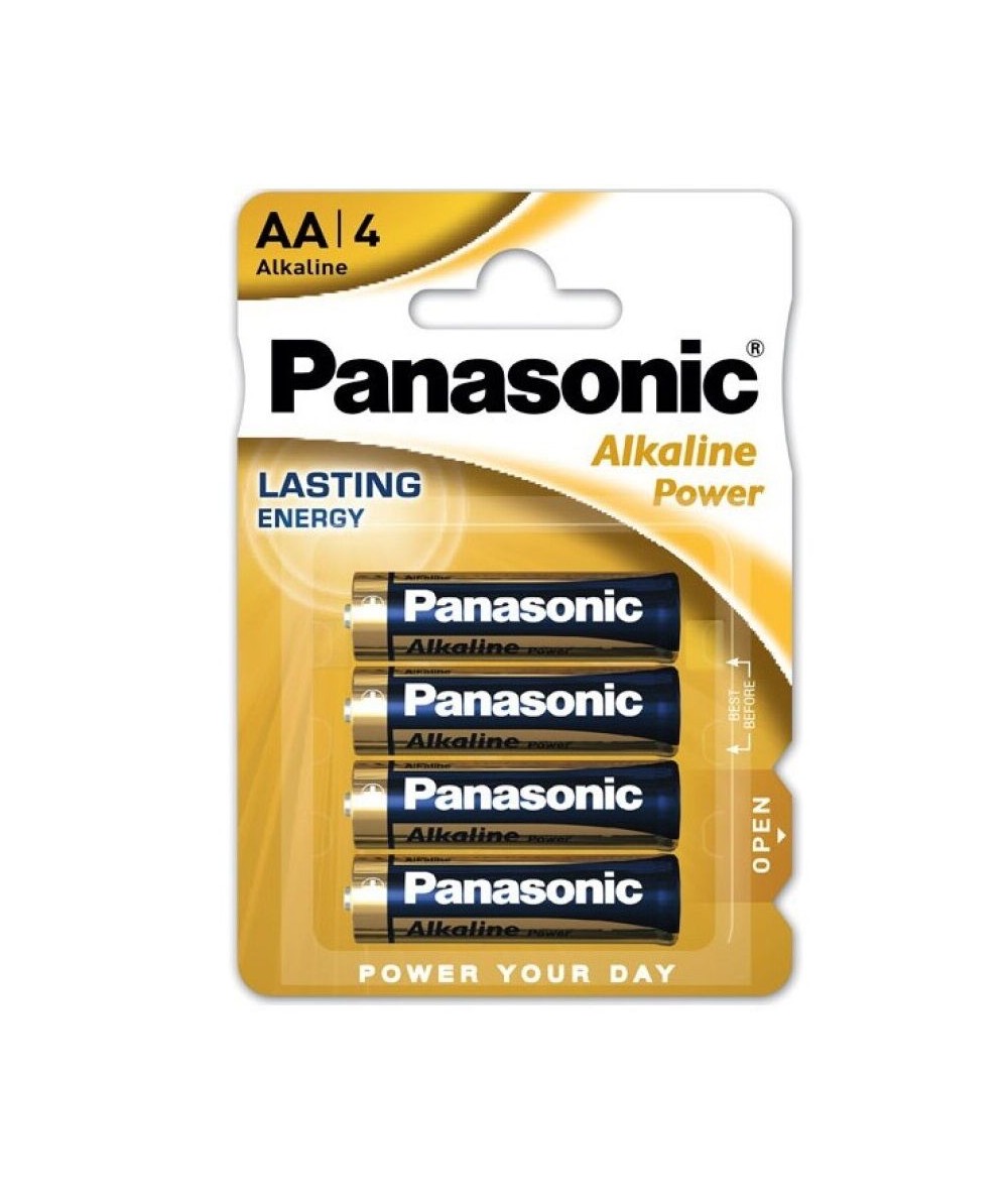 PANASONIC BRONZE PILA ALCALINA AA LR6 BLISTER*4