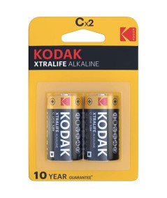 KODAK XTRALIFE PILAS ALCALINAS C X 2 UNDS