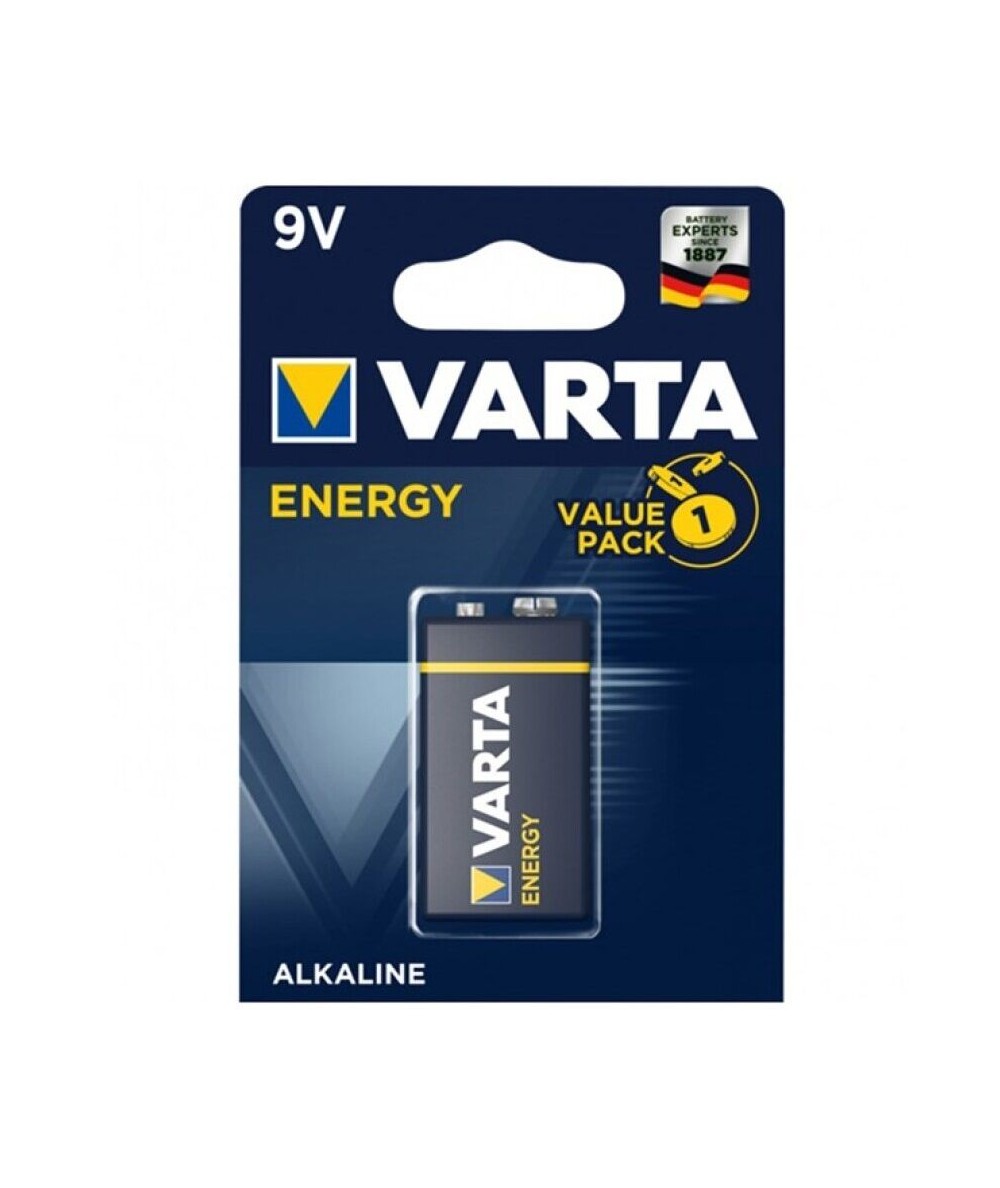 VARTA ENERGY PILA ALCALINA 9V LR61 BLISTER*1