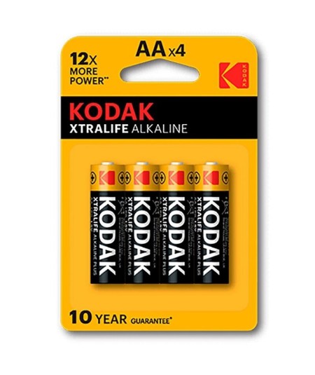 KODAK XTRALIFE PILA ALCALINA AA LR6 BLISTER*4