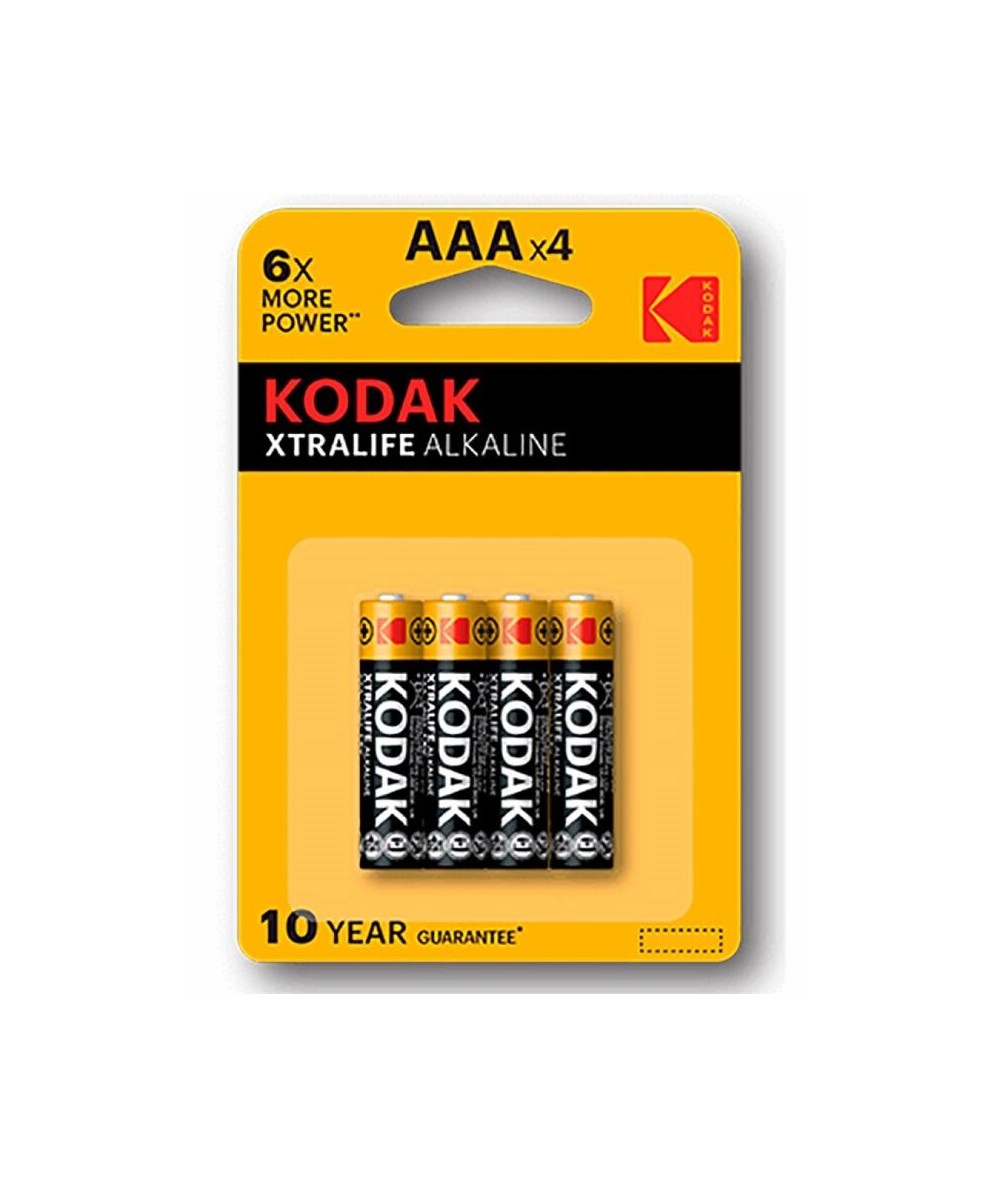 KODAK XTRALIFE PILA ALCALINA AAA LR03 BLISTER*4