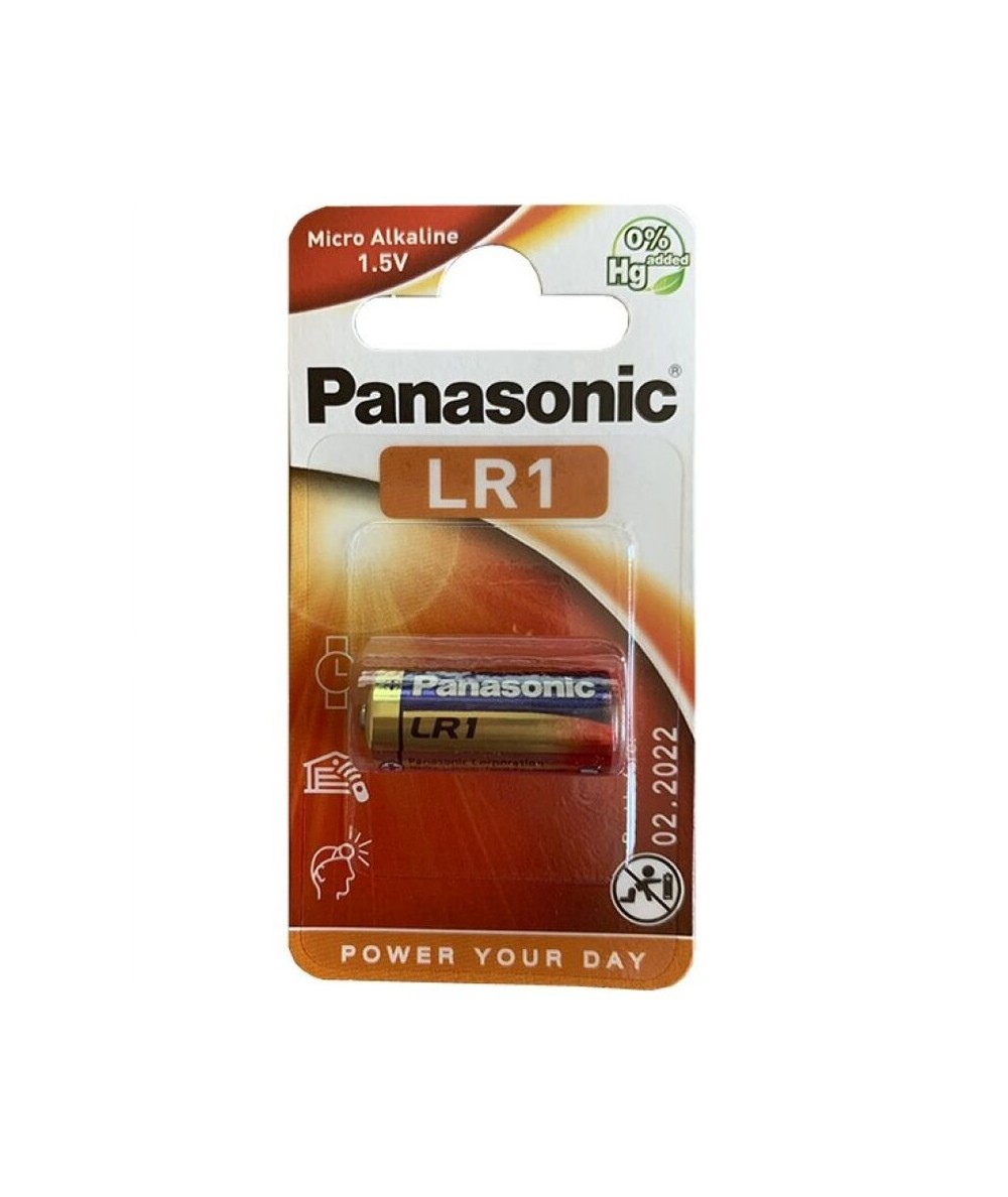 PANASONIC PILA ALCALINA LR1 1.5V BLISTER 1 UNIDAD