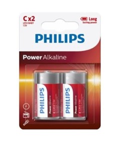 PHILIPS POWER ALKALINE PILA C LR14 BLISTER*2