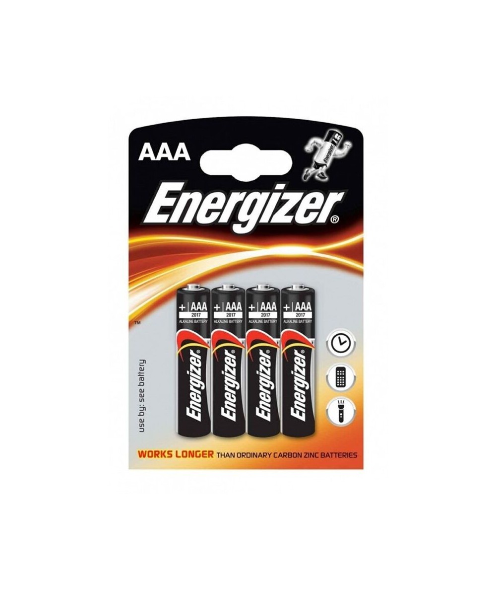 ENERGIZER ALKALINE POWER PILA ALCALINA AAA LR03 BLISTER*4