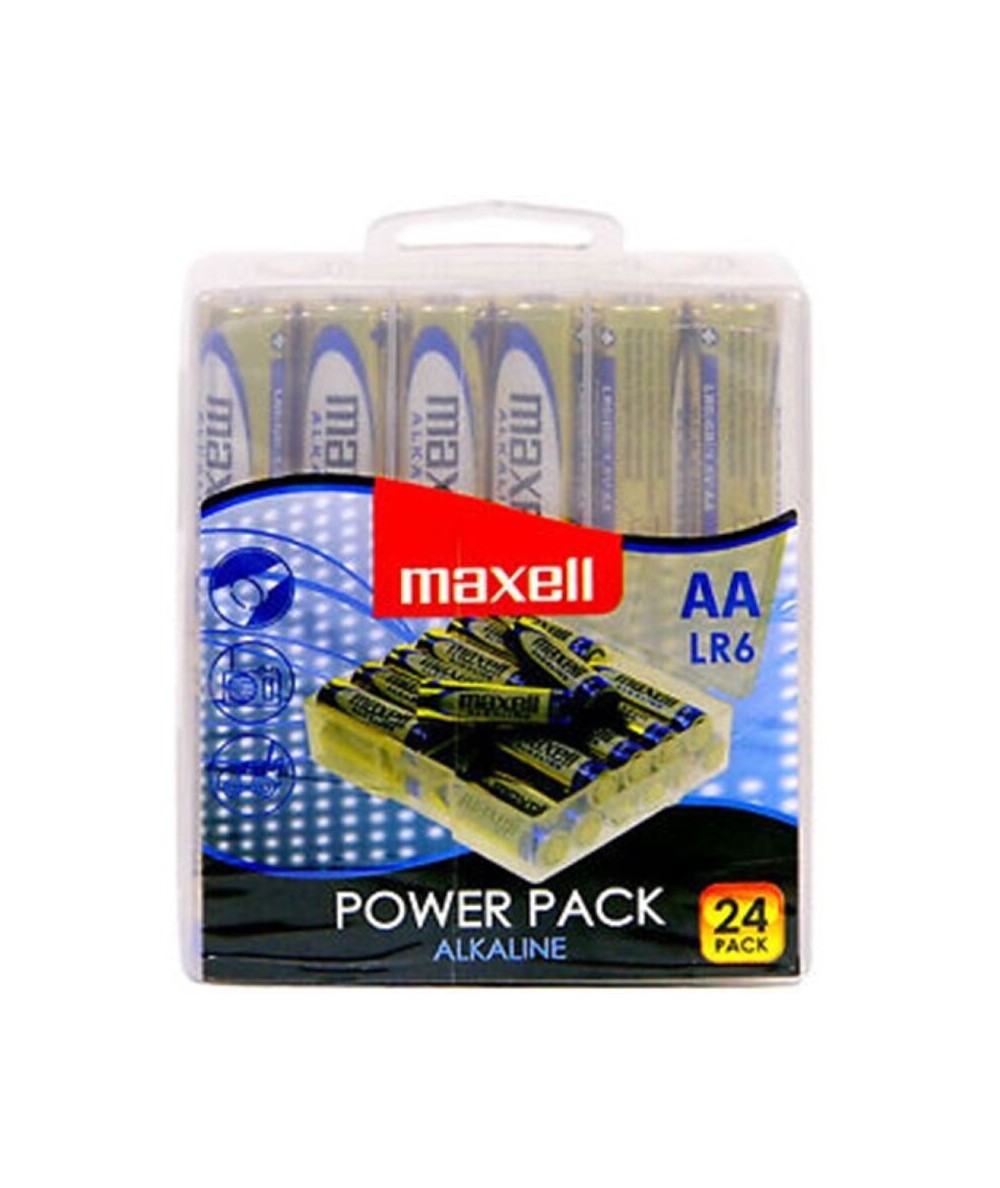 MAXELL PILA ALCALINA AA LR6 PACK*24 PILAS