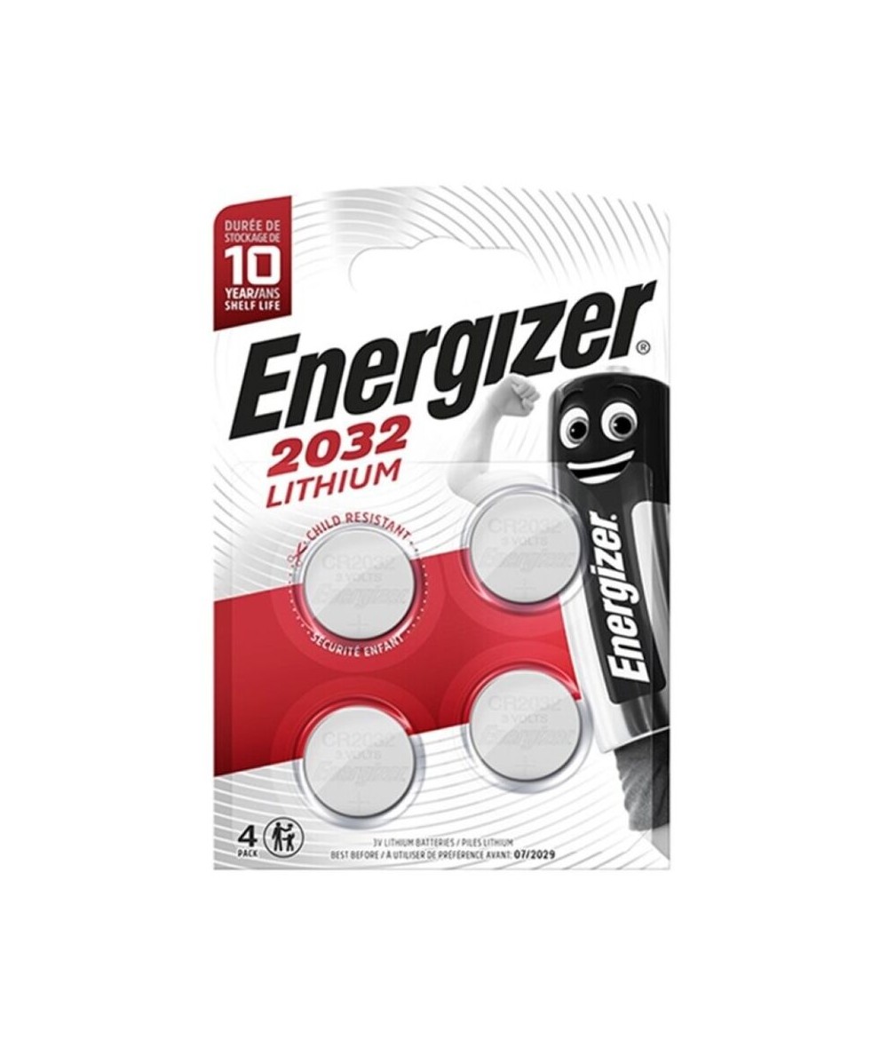 ENERGIZER PILA BOTON LITIO CR2032 3V BLISTER*4