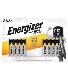 ENERGIZER ALKALINE POWER PILA ALCALINA AAA LR03 BLISTER*8