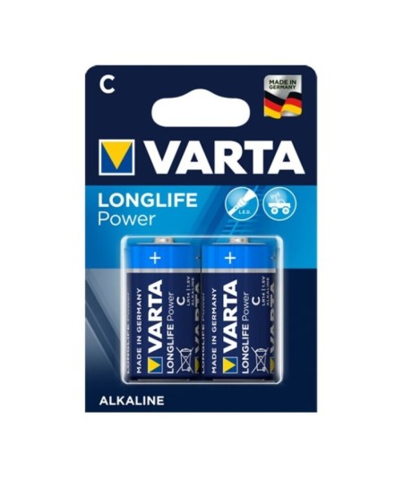 VARTA LONGLIFE POWER PILA ALCALINA C LR14 BLISTER*2