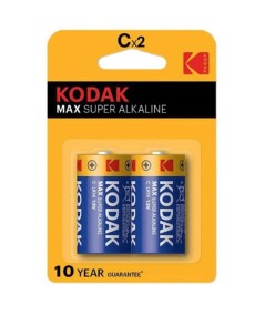 KODAK MAX PILA ALCALINA C LR14 BLISTER*2