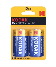 KODAK MAX PILA ALCALINA D LR20 BLISTER*2