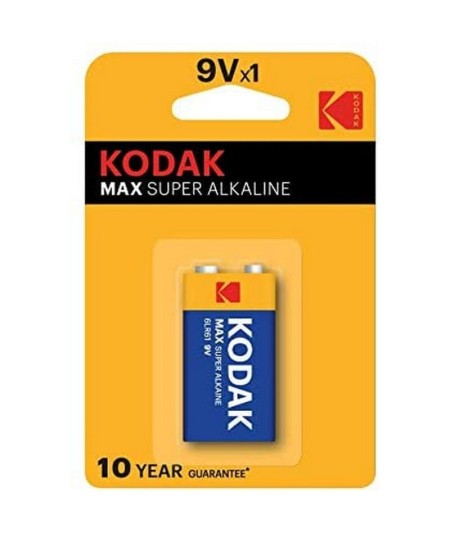 KODAK MAX PILA ALCALINA 9V LR61 BLISTER