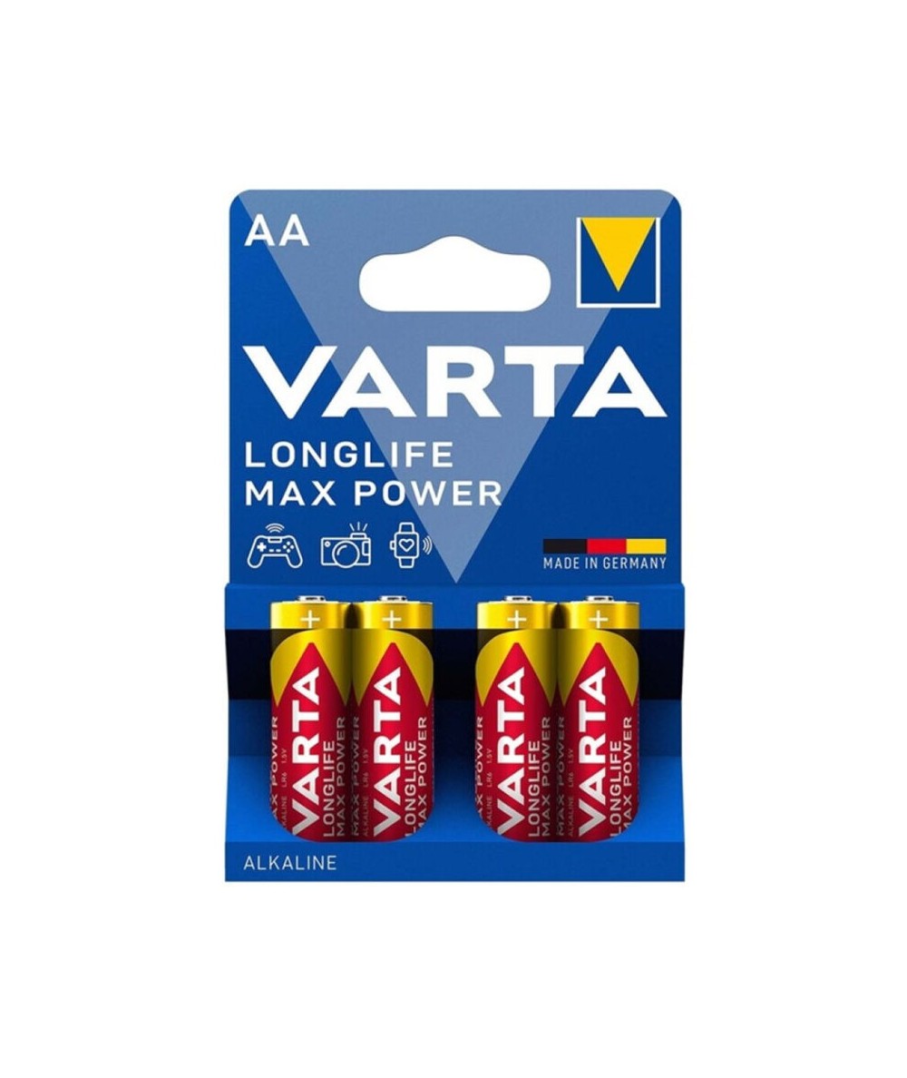 VARTA MAX POWER PILA ALCALINA AA LR6 BLISTER*4