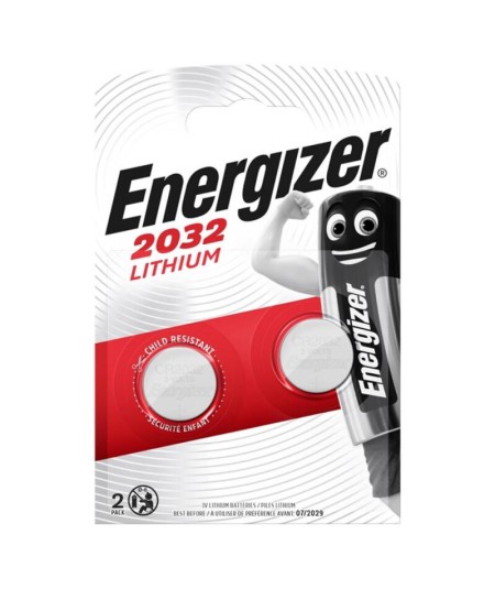 ENERGIZER PILA BOTON LITIO CR2032 3V BLISTER*2