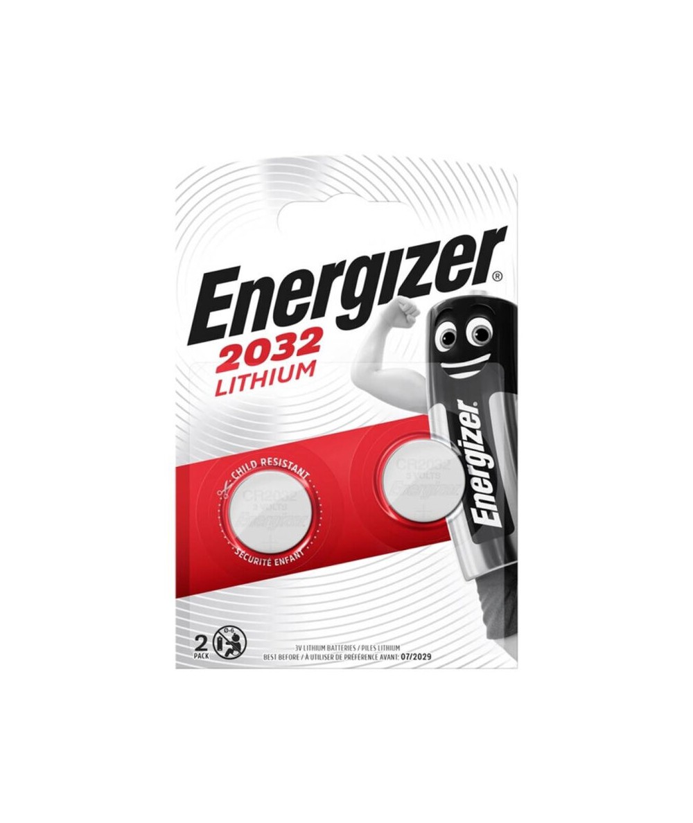 ENERGIZER PILA BOTON LITIO CR2032 3V BLISTER*2