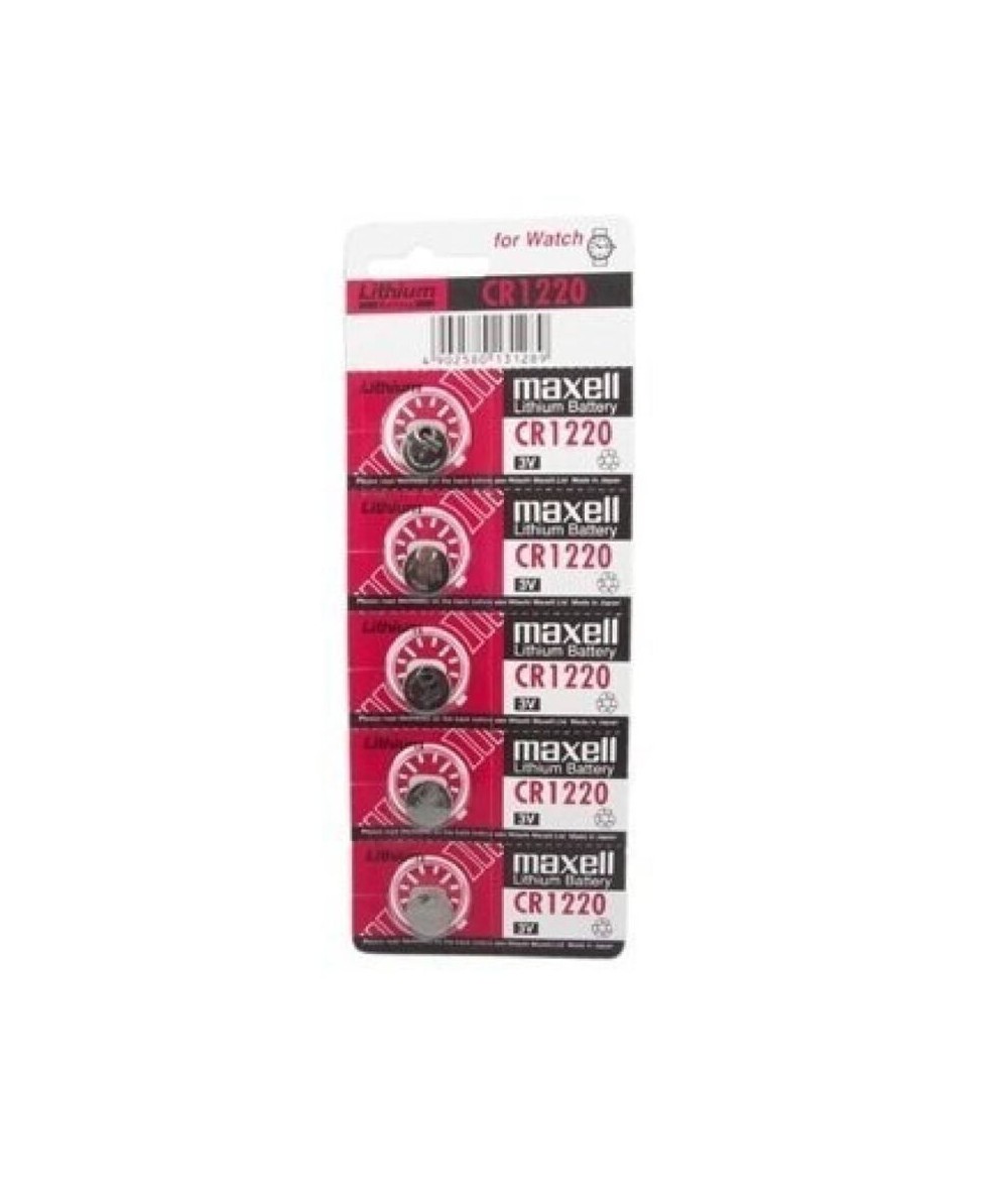 MAXELL PILA BOTON LITIO CR1220 3V BLISTER*5