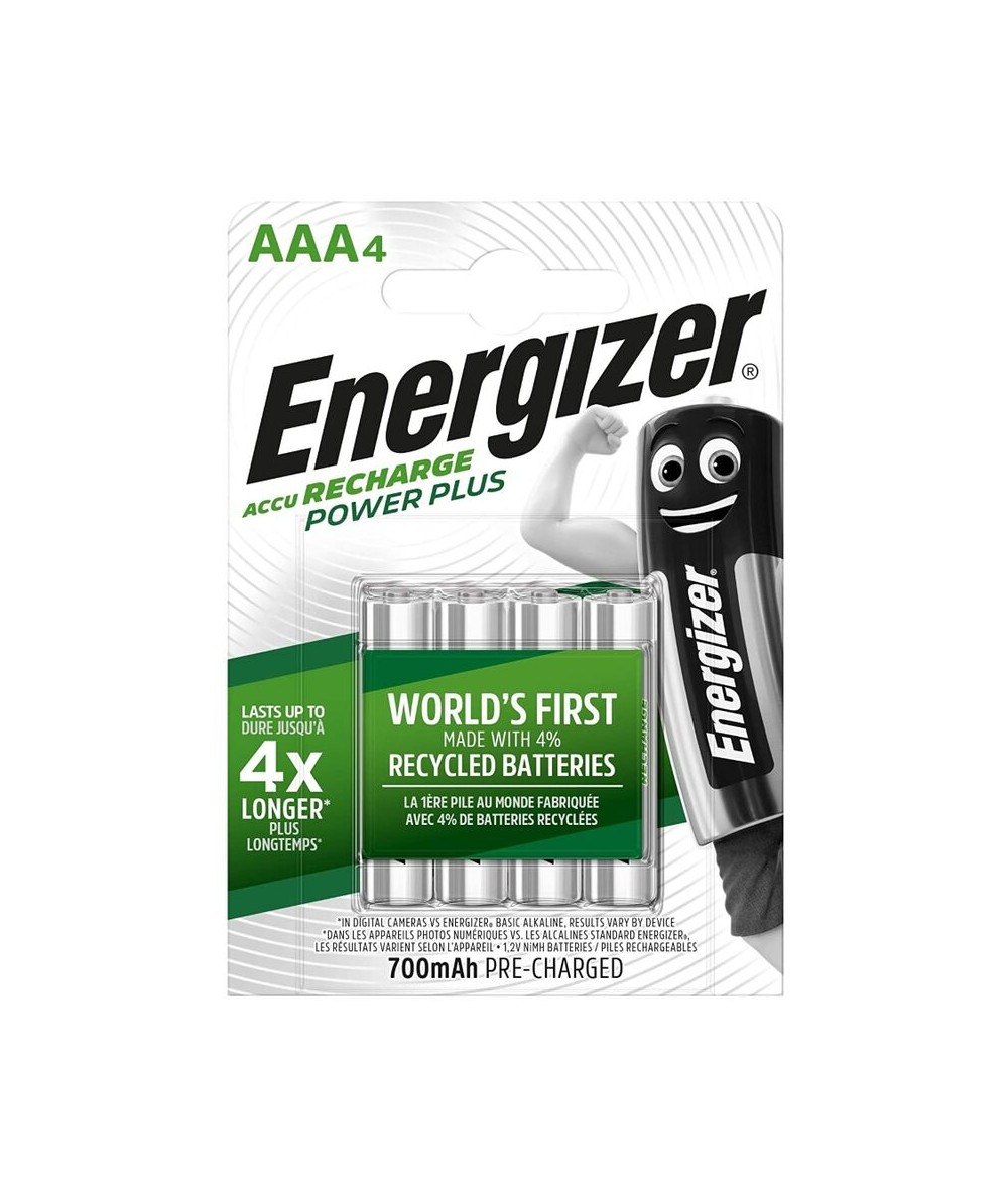 ENERGIZER PILAS RECARGABLES AAA4 BLISTER 4