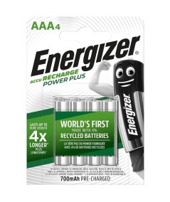 ENERGIZER PILAS RECARGABLES AAA4 BLISTER 4