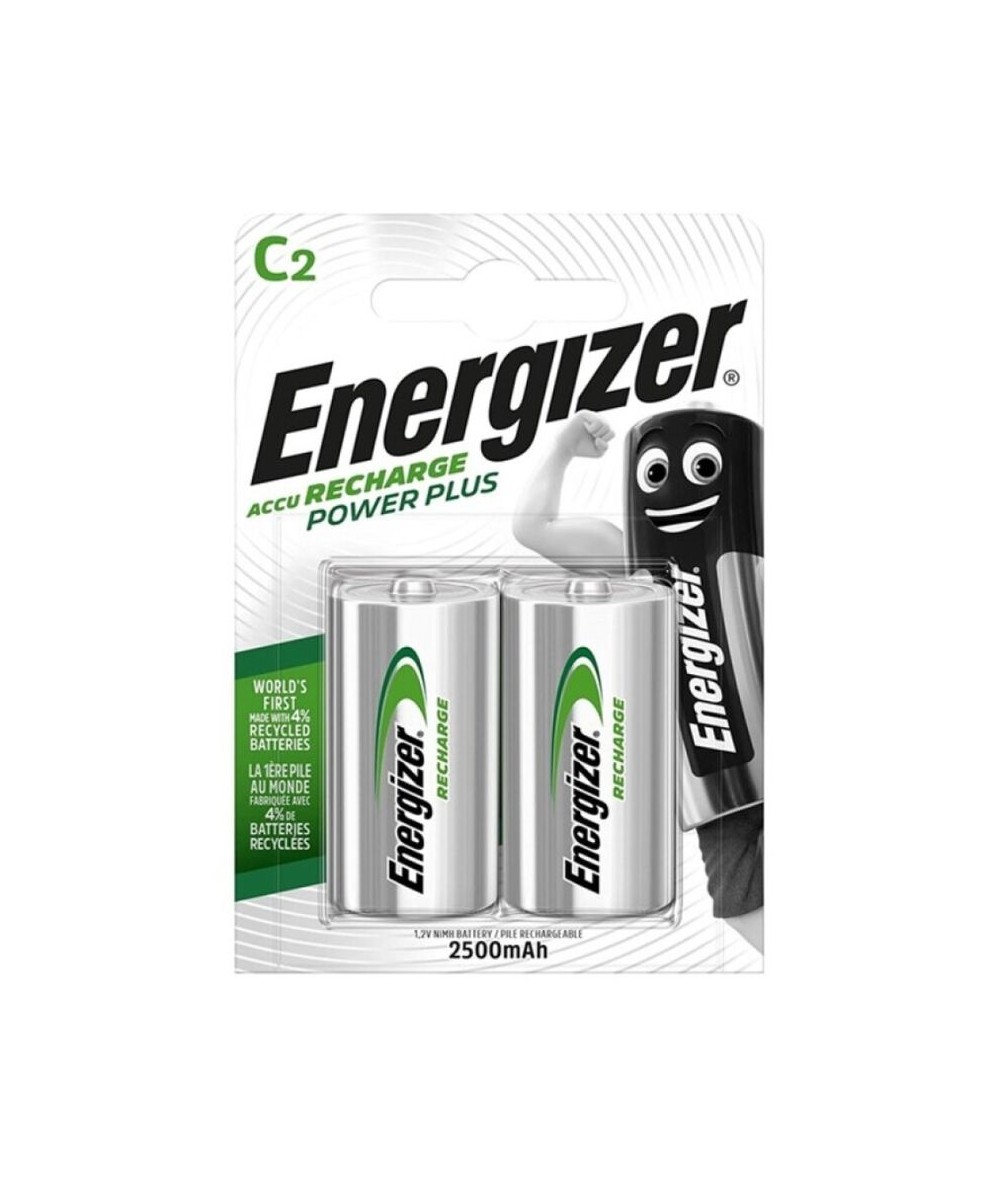 ENERGIZER POWER PLUS PILA RECARGABLE HR14 C 2500mAh BLISTER*2