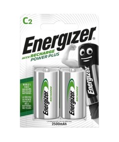 ENERGIZER POWER PLUS PILA RECARGABLE HR14 C 2500mAh BLISTER*2