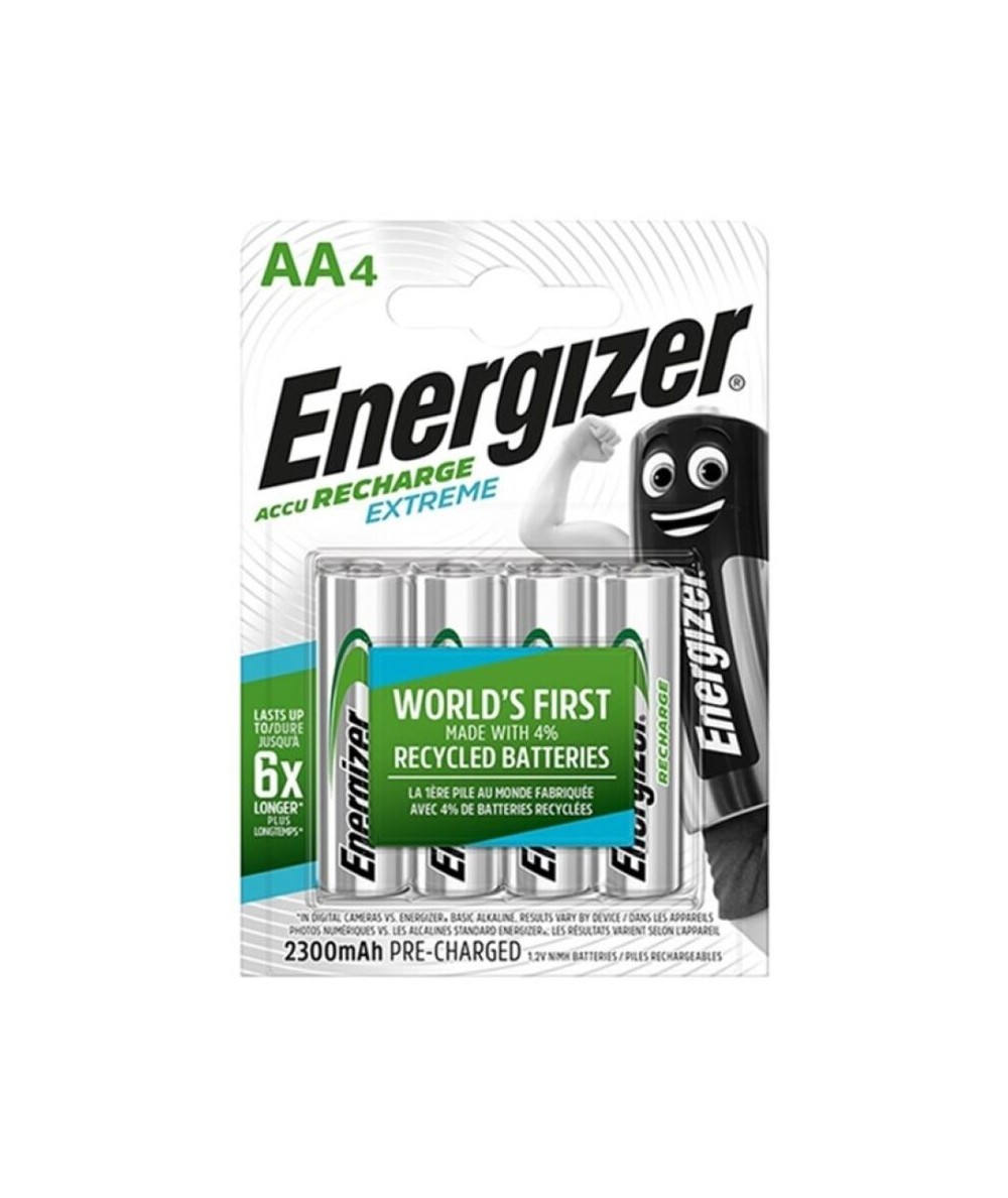 ENERGIZER EXTREME PILA RECARGABLE HR6 AA 2300mAh BLISTER*4