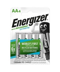 ENERGIZER EXTREME PILA RECARGABLE HR6 AA 2300mAh BLISTER*4