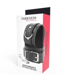 DARKNESS  ESPOSAS AJUSTABLES NEGRO CON DOBLE CINTA REFUERZO