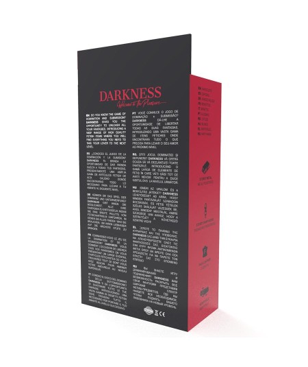 DARKNESS  ESPOSAS AJUSTABLES NEGRO CON DOBLE CINTA REFUERZO