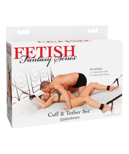 FETISH FANTASY SET DE ESPOSAS Y ATADURAS