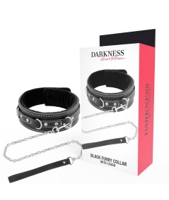 DARKNESS COLLAR LEATHER CON CORREA ALTA CALIDAD