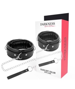 DARKNESS COLLAR CON CADENA SOFT LEATHER