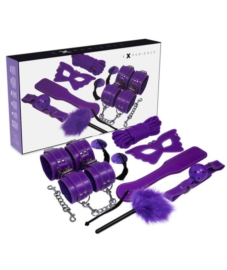 EXPERIENCE BDSM FETISH KIT SERIE PURPLE