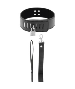 DARKNESS COLLAR BDSM CON CANDADO NEGRO