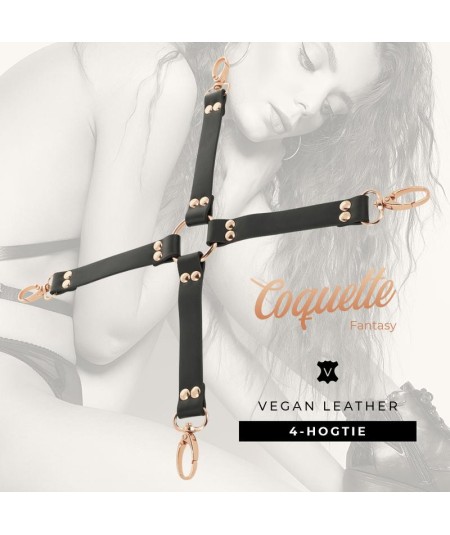 COQUETTE CHIC DESIRE FANTASY HOG TIE CUERO VEGANO