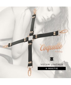 COQUETTE CHIC DESIRE FANTASY HOG TIE CUERO VEGANO