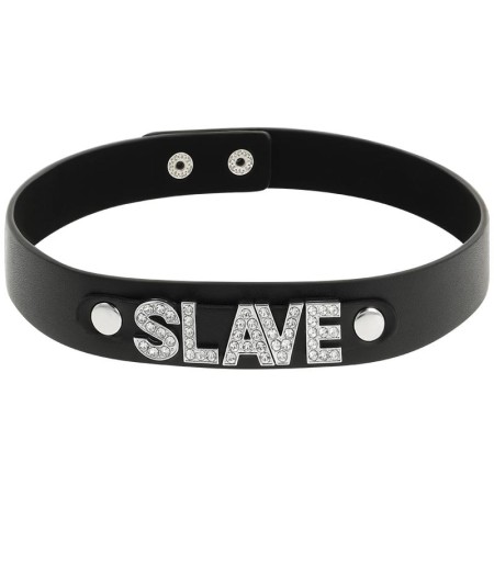 COQUETTE CHIC DESIRE CHOKER CUERO VEGANO - SLAVE