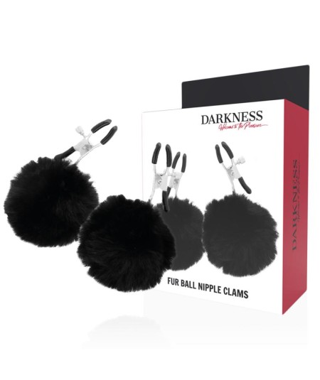 DARKNESS PINZAS PARA PEZONES CON POMPONES 1