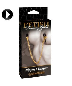 FETISH FANTASY GOLD PINZAS PARA LOS PEZONES