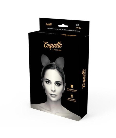 COQUETTE CHIC DESIRE DIADEMA CON OREJAS DE GATO