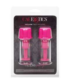 CALEX VACCUM TWIST SUCCIONADORES PEZONES ROSA