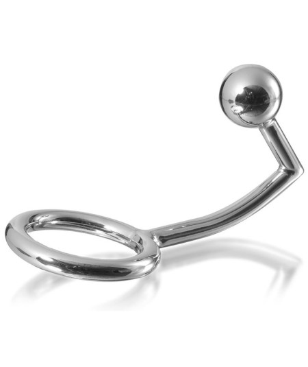 METALHARD COCK RING ANILLO CON GANCHO INTRUDER ANAL 40MM