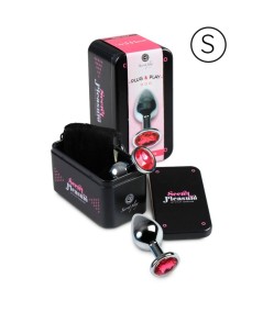 SECRETPLAY PLUG ANAL ALUMINIO  FUCSIA 7CM