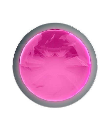 COQUETTE CHIC DESIRE PLUG ANAL DE METAL TALLA L CRISTAL PINK 4 X 9CM